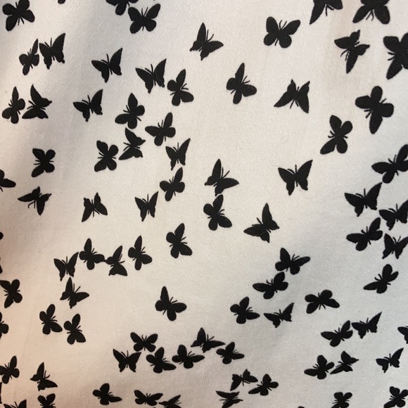 eShakti Vintage Style Retro Butterfly Shirt Dress - Picture 10 of 11